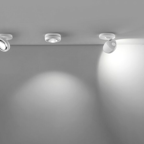 Lodes 16530 1030 Nautilus, bílé svítidlo s reflektorem, 15W LED 3000K dim, prům. 13,4cm