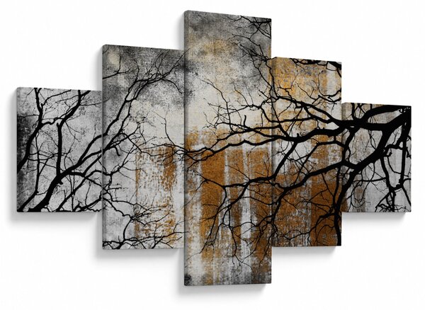 Obraz - Siluety stromů (125x70 cm)