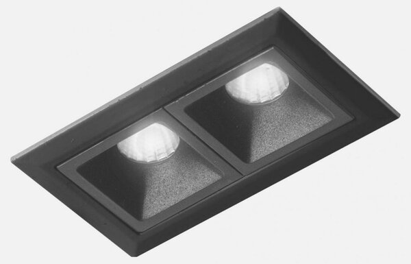 KOHL LIGHTING KOHL-Lighting NSES zapuštěné svítidlo s rámečkem 75x45 mm černá 4 W CRI 90 2700K DALI