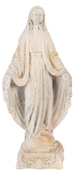 Keramická dekorační figurka panenka Marie s patinou – 17x12x41 cm
