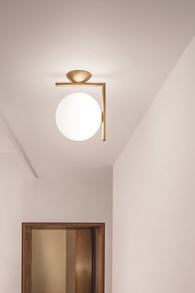 Flos F3179059 IC Lights C/W2, designové svítidlo, 1x205W E27, mosaz, Ø 30cm