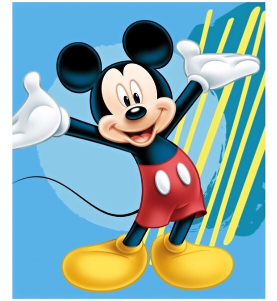 Fleecová deka Disney - Mickey Mouse - 120 x 140 cm