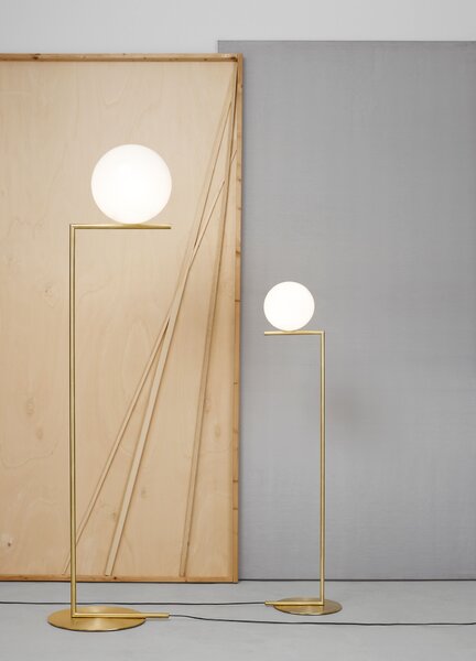 Flos F3174059 IC Lights F2, designová stojací lampa se stmívačem, 1x205W E27, mosaz, Ø 30cm, výška 185cm