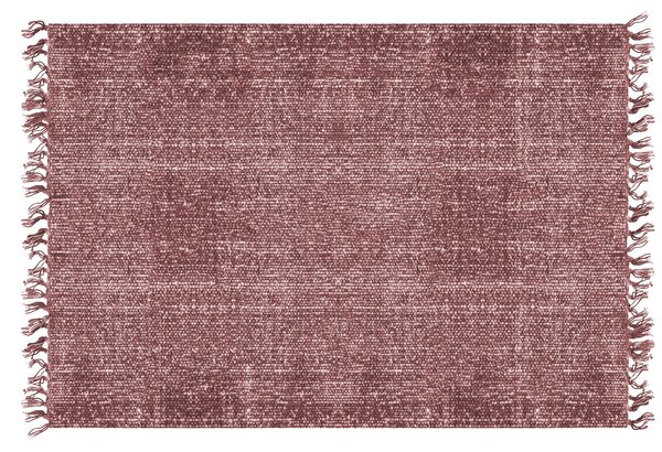PRESENT TIME Bavlněný vínový koberec Washed 140 × 200 cm