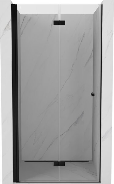 Mexen Mist-F sprchové dveře skládací levé 60 cm, transparentní, černé - 8A6-060-000-70-00-L