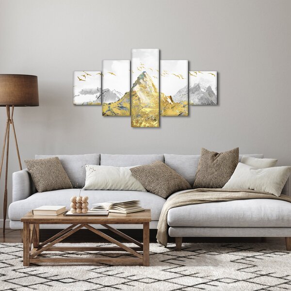 Obraz - Zlatá hora (125x70 cm)