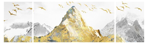 Obraz - Zlatá hora (170x50 cm)