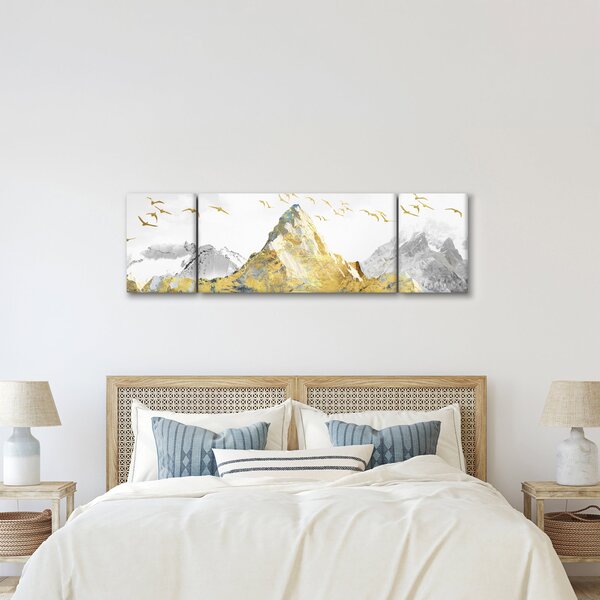 Obraz - Zlatá hora (170x50 cm)