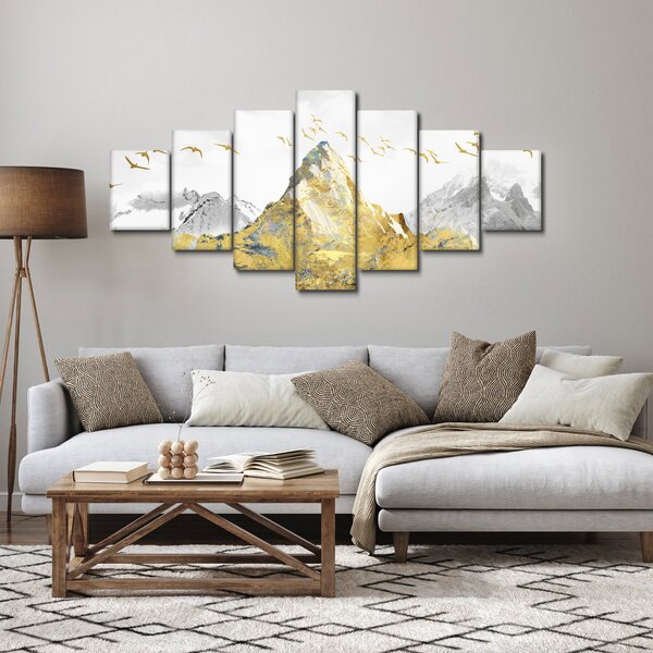 Obraz - Zlatá hora (210x100 cm)