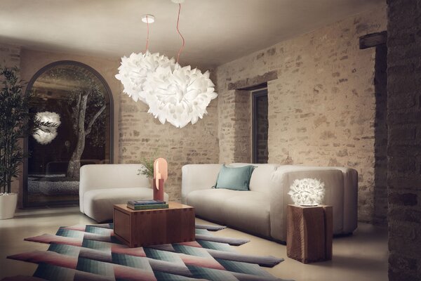 SLAMP VELTS00FLG00000000EU Veli Foliage Table, stolní designová lampička, 1x6W E14, výška 28cm