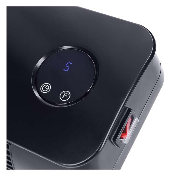 Nástěnné keramické topidlo KP07 2000W, černá