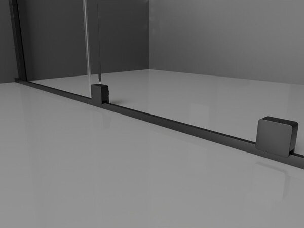 Mexen Velar posuvné sprchové dveře 120 cm, transparentní, černé - 871-120-000-01-70