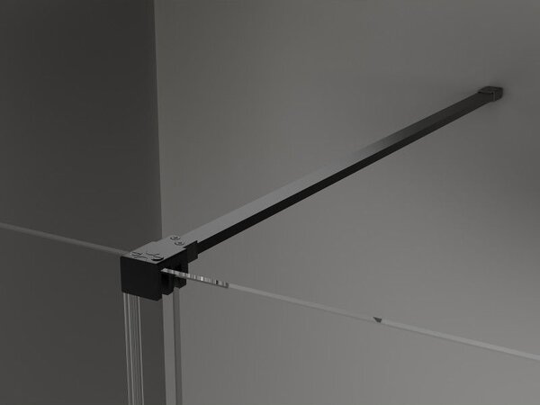 Mexen Velar posuvné sprchové dveře 120 cm, transparentní, černé - 871-120-000-01-70