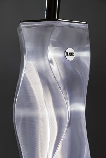 SLAMP HUGFM00PRS00000000EU Hugo, designová stojací lampa, 40W LED 3000K, prisma, výška 205cm