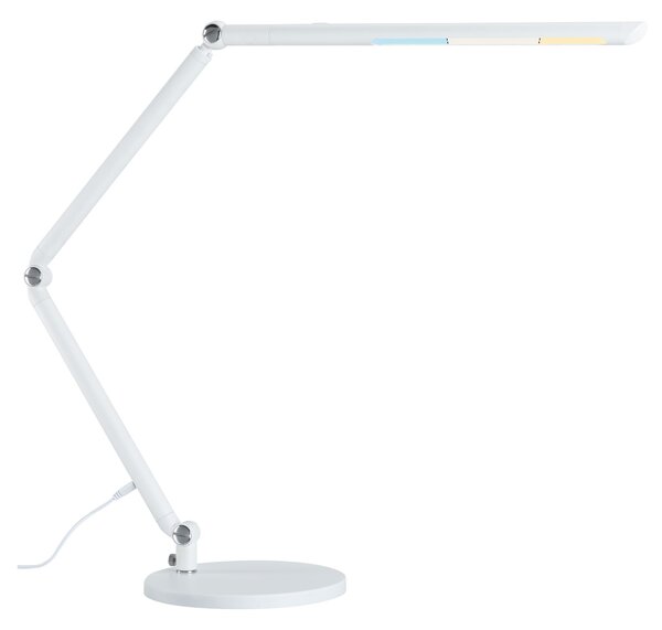 Paulmann 78911 FlexBar bílá LED stolní lampa, 10,6W LED, 3000-6500K výška 67cm