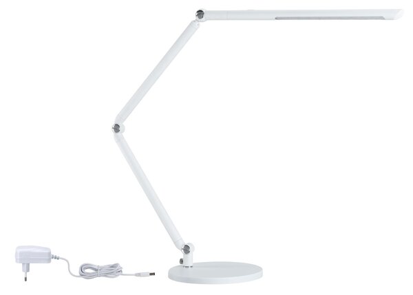 Paulmann 78911 FlexBar bílá LED stolní lampa, 10,6W LED, 3000-6500K výška 67cm