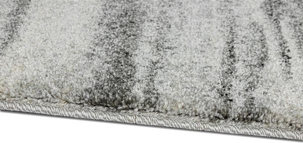 Breno Kusový koberec LARA E539A-FTB67 Grey, 80x150 cm, Šedá/Vícebarevné