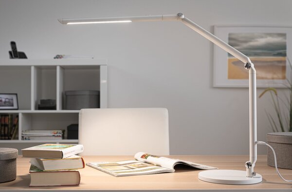 Paulmann 78911 FlexBar bílá LED stolní lampa, 10,6W LED, 3000-6500K výška 67cm