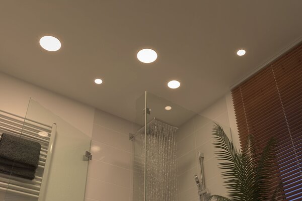 Paulmann 92391 Veluna VariFit, kulaté zápustné svítidlo, 8,5W LED 4000K, prům. 12,5cm, IP44