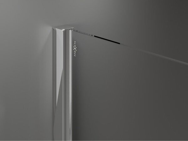 Mexen Velar posuvné sprchové dveře 90 cm, transparentní, chrom - 871-090-000-01-01