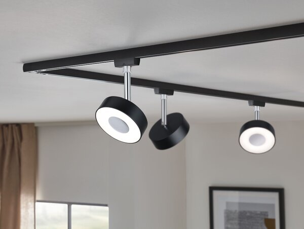 Paulmann 96939 Circle, spot pro Urail system, 1x5W LED 4000K stmívatelné, matná černá