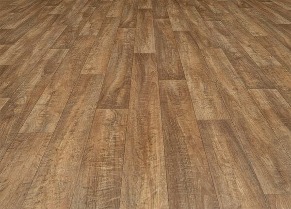 Breno PVC AMBIENT Stock Oak 39M – tmavé dřevo, šíře 400 cm