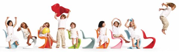 Vitra Židle Panton Junior, white