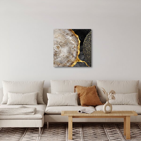 Obraz - Kmen stromu v koláži 2 (30x30 cm)