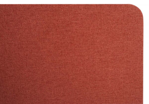 Akustický panel na stůl HWC-G75 - dvoustěnná látka/textil - 60x120 - hnědá