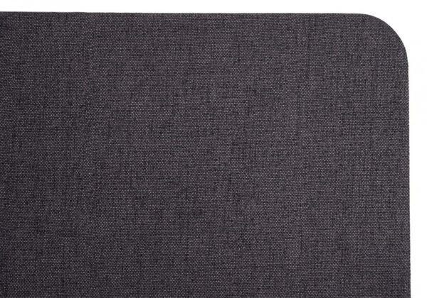 Akustický panel na stůl HWC-G75 - dvoustěnná látka/textil - 60x120 - hnědo-šedá