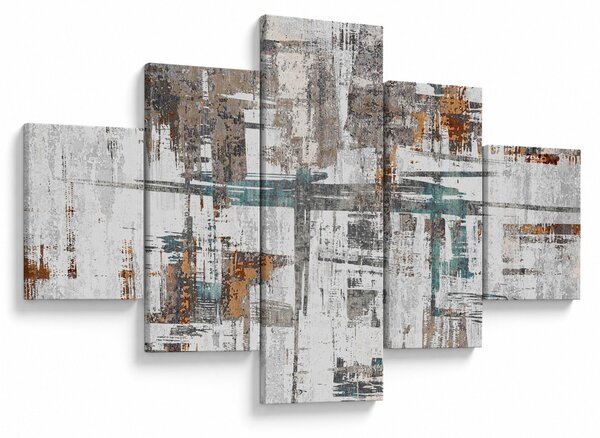 Obraz - Abstraktní tahy (125x70 cm)