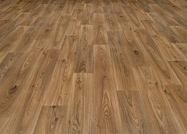 Breno PVC AMBIENT Gambel Oak 662M – tmavé dřevo, šíře 400 cm
