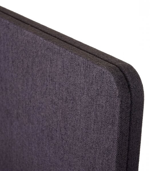 Akustický panel na stůl HWC-G75 - dvoustěnná látka/textil - 60x120 - hnědo-šedá