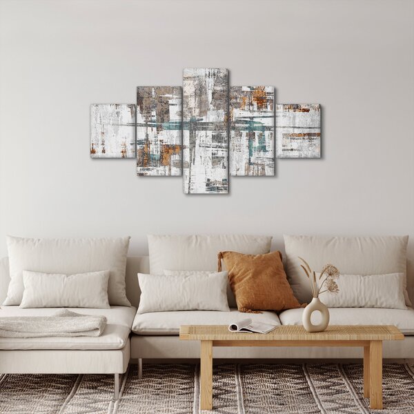 Obraz - Abstraktní tahy (125x70 cm)