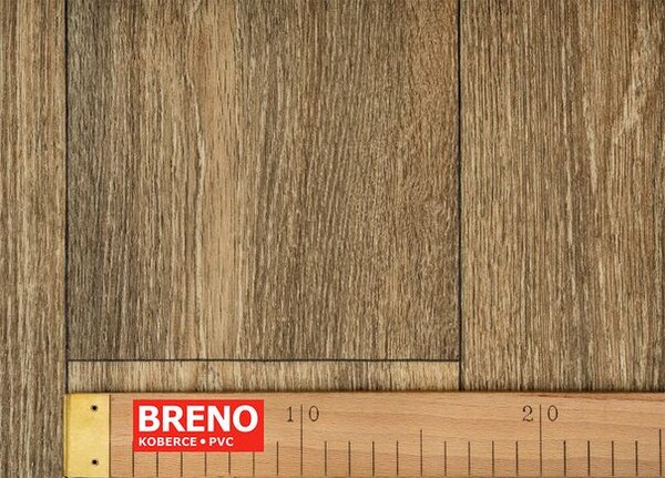 Breno PVC AMBIENT Havanna Oak 669D – tmavé dřevo, šíře 400 cm