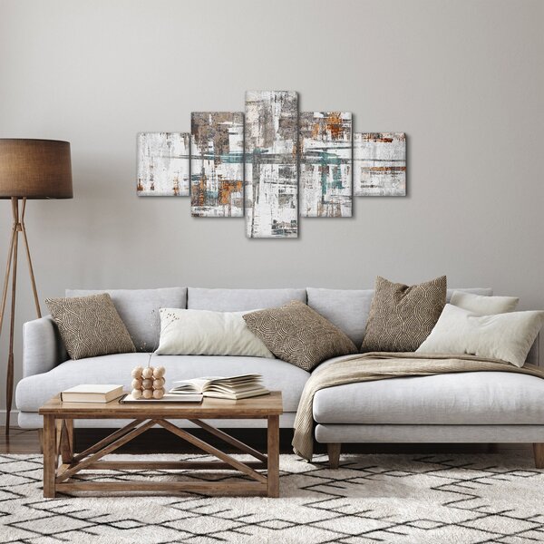 Obraz - Abstraktní tahy (125x70 cm)
