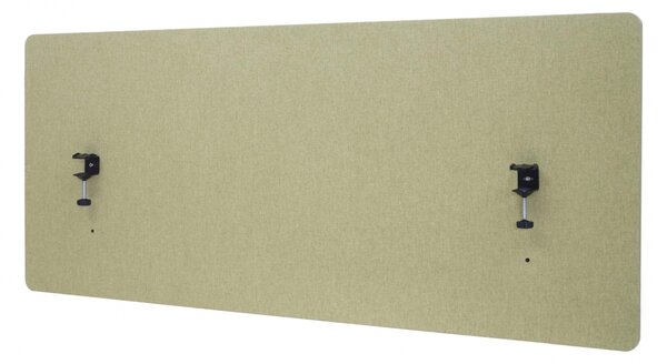 Akustický panel na stůl HWC-G75 - dvoustěnná látka/textil - 60x140 - zelená