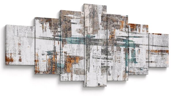 Obraz - Abstraktní tahy (210x100 cm)