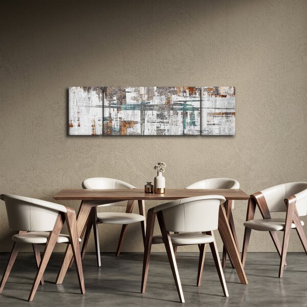 Obraz - Abstraktní tahy (170x50 cm)