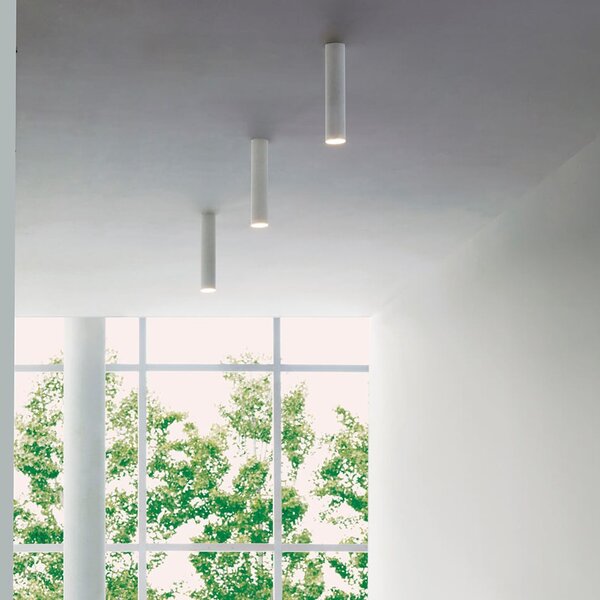 Lodes 09633 1000 A-tube medium, bílé stropní válcové svítidlo, 1x10W LED GU10, výška 60cm
