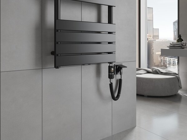 Mexen Ceres, elektrické topné těleso 1200 x 500 mm, 600 W, černá, W111-1200-500-2600-70