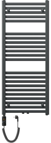Mexen Hades, elektrické topné těleso 1200 x 500 mm, 600 W, antracitová, W104-1200-500-2600-66
