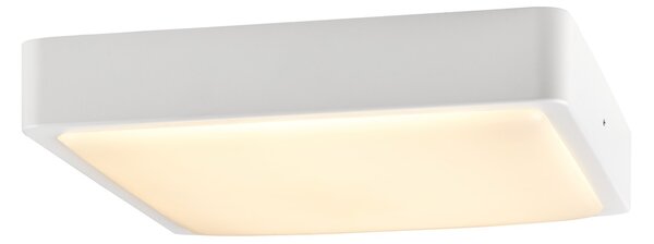 SLV 1003449 Ainos, stropní svítidlo, LED 17W 3000/4000K, bílá, 30x30cm, IP65