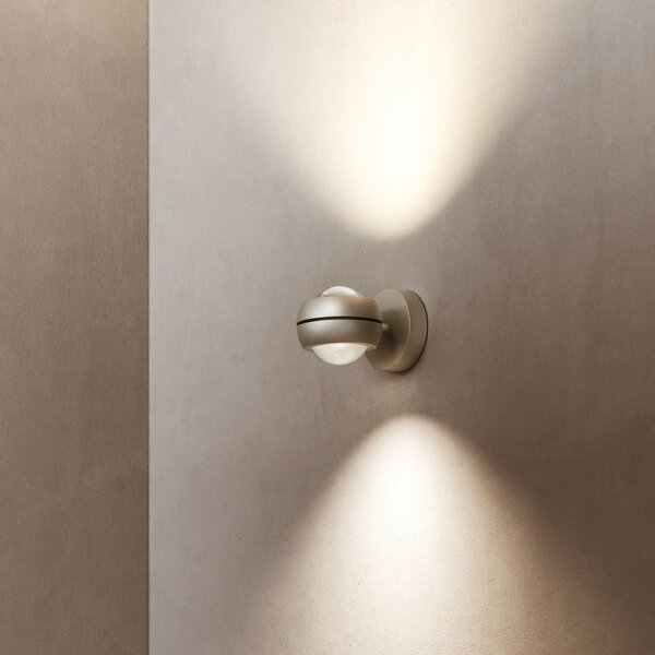Lodes 16552 1030 Nautilus mini, bílé svítidlo se 2 reflektory, 2x6W LED 3000K stmívatelné, prům. 8,5cm