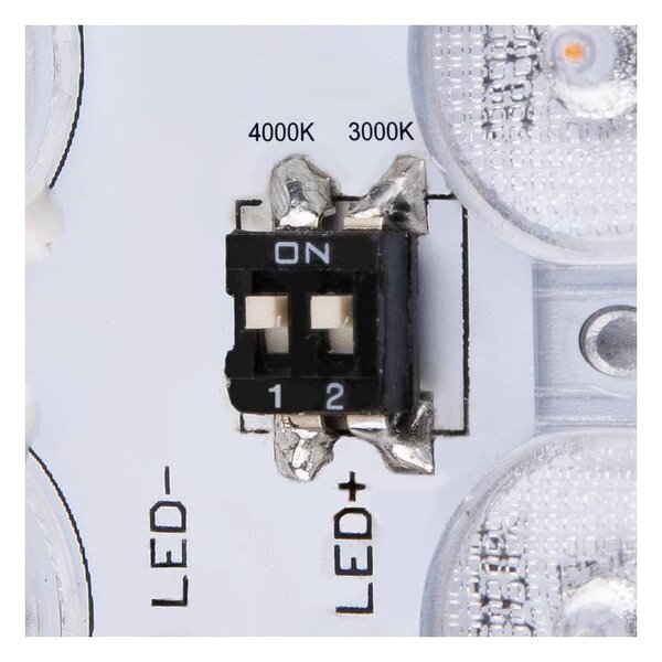 SLV 1003451 Ainos, stropní svítidlo se senzorem, LED 18W 3000/4000K, bílá, 30x30cm, IP65