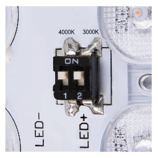 SLV 1003449 Ainos, stropní svítidlo, LED 17W 3000/4000K, bílá, 30x30cm, IP65