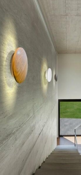 LED Nástěnné svítidlo AZzardo Ancona Wood M AZ2715 12W 720lm 3000K IP20 18cm dřevěné