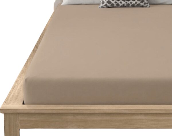 Prostěradlo z mikrovlákna MICROVELLE béžové 90x200 cm