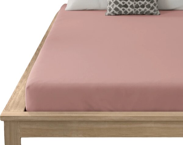 Prostěradlo z mikrovlákna MICROVELLE světle růžové 90x200 cm