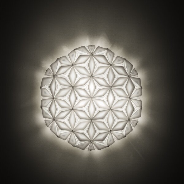 SLAMP LAVCL00WHT00000000EU La Vie large, bílé designové svítidlo, 3x12W LED E27, prům. 71cm